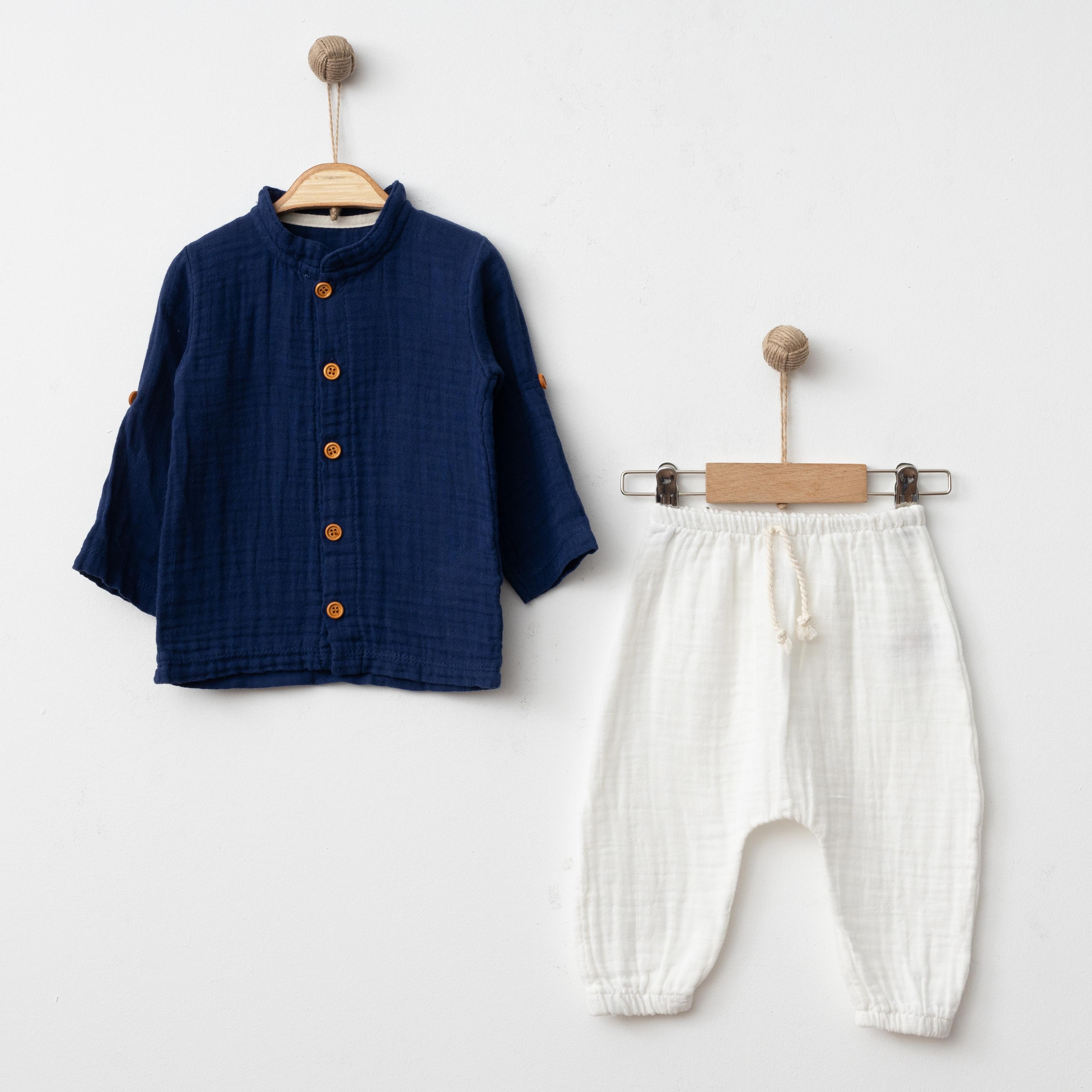 Cotton Long-Sleeve Set