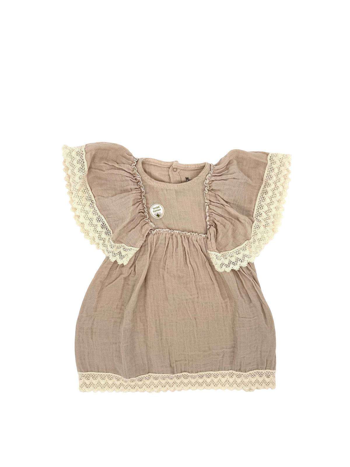 Kleid mit Volantärmeln