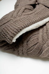 Daunenwickeldecke braun